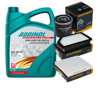 DENCKERMANN Controllo Set ADDINOL GIGA LIGHT 5W-30 5L Per KIA Soul 1.6 GDi