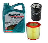 DENCKERMANN Controllo Set ADDINOL GIGA LIGHT 5W-30 5L Per Lancia Lybra 1.6