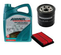 DENCKERMANN Controllo Set ADDINOL GIGA LIGHT 5W-30 5L Per Mazda MX-5 II 1.6