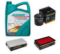 DENCKERMANN Controllo Set ADDINOL GIGA LIGHT 5W-30 5L Per Nissan Cube 1.6