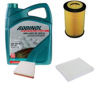 DENCKERMANN Controllo Set ADDINOL GIGA LIGHT 5W-30 5L Per Opel Astra J 1.4