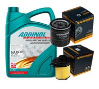 DENCKERMANN Controllo Set ADDINOL GIGA LIGHT 5W-30 5L Per Peugeot 106 II