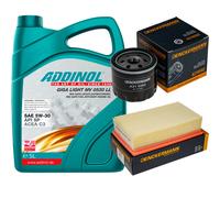 DENCKERMANN Controllo Set ADDINOL GIGA LIGHT 5W-30 5L Per Renault Clio III