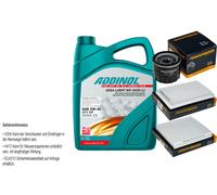 DENCKERMANN Controllo Set ADDINOL GIGA LIGHT 5W-30 5L Per Suzuki Swift V 1.2