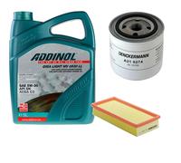 DENCKERMANN Controllo Set ADDINOL GIGA LIGHT 5W-30 5L Per Volvo 480 E 440 K