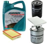 DENCKERMANN Controllo Set ADDINOL GIGA LIGHT 5W-30 5L Per VW Caddy II Kasten