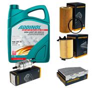 DENCKERMANN Controllo Set ADDINOL GIGA LIGHT 5W-30 5L Per VW EOS 2.0 FSI