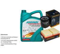 DENCKERMANN Controllo Set ADDINOL GIGA LIGHT 5W-30 5L Per VW Lupo 1.0 1.4