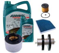 DENCKERMANN Controllo Set ADDINOL GIGA LIGHT 5W-30 6L Per Audi A4 Avant 2.0