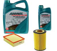 DENCKERMANN Controllo Set ADDINOL GIGA LIGHT 5W-30 6L Per Audi Allroad 2.5