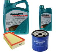 DENCKERMANN Controllo Set ADDINOL GIGA LIGHT 5W-30 6L Per Citroën Berlingo