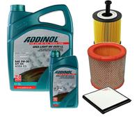 DENCKERMANN Controllo Set ADDINOL GIGA LIGHT 5W-30 6L Per Citroën Berlingo