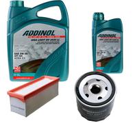 DENCKERMANN Controllo Set ADDINOL GIGA LIGHT 5W-30 6L Per Dacia Duster
