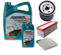 DENCKERMANN Controllo Set ADDINOL GIGA LIGHT 5W-30 6L Per Dacia Duster