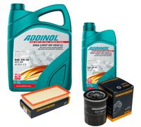 DENCKERMANN Controllo Set ADDINOL GIGA LIGHT 5W-30 6L Per Fiat Idea 1.4 16V