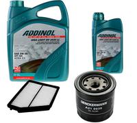 DENCKERMANN Controllo Set ADDINOL GIGA LIGHT 5W-30 6L Per Hyundai Matrix 1.6