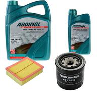 DENCKERMANN Controllo Set ADDINOL GIGA LIGHT 5W-30 6L Per Hyundai Sonata V