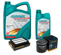 DENCKERMANN Controllo Set ADDINOL GIGA LIGHT 5W-30 6L Per Hyundai Tucson 1.6