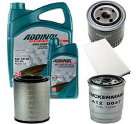DENCKERMANN Controllo Set ADDINOL GIGA LIGHT 5W-30 6L Per Iveco Daily III