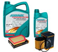 DENCKERMANN Controllo Set ADDINOL GIGA LIGHT 5W-30 6L Per Jeep Cherokee 2.0