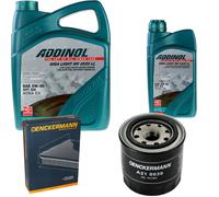 DENCKERMANN Controllo Set ADDINOL GIGA LIGHT 5W-30 6L Per KIA Sorento II 2.4