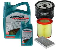 DENCKERMANN Controllo Set ADDINOL GIGA LIGHT 5W-30 6L Per Lancia Lybra 1.8