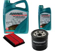 DENCKERMANN Controllo Set ADDINOL GIGA LIGHT 5W-30 6L Per Mazda MX-5 II 1.6