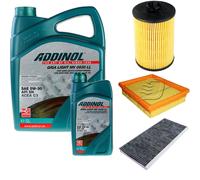 DENCKERMANN Controllo Set ADDINOL GIGA LIGHT 5W-30 6L Per Mercedes A-Klasse