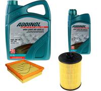 DENCKERMANN Controllo Set ADDINOL GIGA LIGHT 5W-30 6L Per Mercedes A-Klasse
