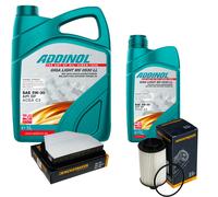 DENCKERMANN Controllo Set ADDINOL GIGA LIGHT 5W-30 6L Per Opel Antara 2.2