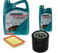 DENCKERMANN Controllo Set ADDINOL GIGA LIGHT 5W-30 6L Per Opel Combo 1.4 1.2