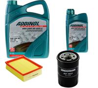 DENCKERMANN Controllo Set ADDINOL GIGA LIGHT 5W-30 6L Per Opel Combo 1.7 D