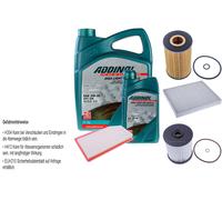 DENCKERMANN Controllo Set ADDINOL GIGA LIGHT 5W-30 6L Per Opel Insignia B