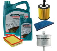 DENCKERMANN Controllo Set ADDINOL GIGA LIGHT 5W-30 6L Per Peugeot 206 CC 1.6