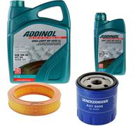 DENCKERMANN Controllo Set ADDINOL GIGA LIGHT 5W-30 6L Per Renault 21 1.7