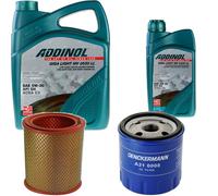DENCKERMANN Controllo Set ADDINOL GIGA LIGHT 5W-30 6L Per Renault Espace II
