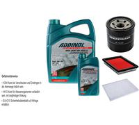 DENCKERMANN Controllo Set ADDINOL GIGA LIGHT 5W-30 6L Per Renault Koleos I