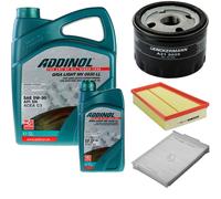 DENCKERMANN Controllo Set ADDINOL GIGA LIGHT 5W-30 6L Per Renault Megane II