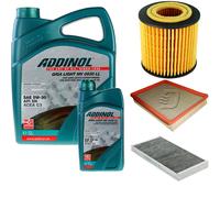 DENCKERMANN Controllo Set ADDINOL GIGA LIGHT 5W-30 6L Per Saab 9-3 Cabriolet