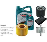 DENCKERMANN Controllo Set ADDINOL GIGA LIGHT 5W-30 6L Per Saab 9-5 Kombi 2.0