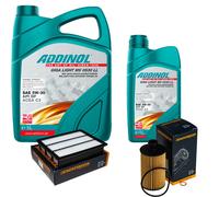 DENCKERMANN Controllo Set ADDINOL GIGA LIGHT 5W-30 6L Per Ssangyong Rexton