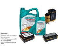 DENCKERMANN Controllo Set ADDINOL GIGA LIGHT 5W-30 6L Per Ssangyong Rexton