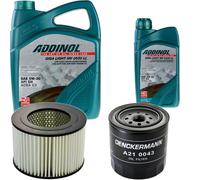 DENCKERMANN Controllo Set ADDINOL GIGA LIGHT 5W-30 6L Per Toyota Hilux V