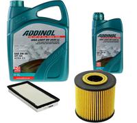 DENCKERMANN Controllo Set ADDINOL GIGA LIGHT 5W-30 6L Per Volvo V40 Kombi
