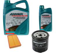DENCKERMANN Controllo Set ADDINOL GIGA LIGHT 5W-30 6L Per VW Fox 1.4