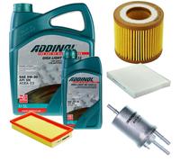 DENCKERMANN Controllo Set ADDINOL GIGA LIGHT 5W-30 6L Per VW Polo 1.2 12V