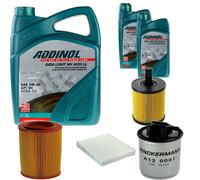 DENCKERMANN Controllo Set ADDINOL GIGA LIGHT 5W-30 7L Per Audi A2 1.4 TDI