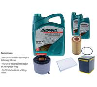 DENCKERMANN Controllo Set ADDINOL GIGA LIGHT 5W-30 7L Per Audi A4 Avant 3.0