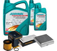 DENCKERMANN Controllo Set ADDINOL GIGA LIGHT 5W-30 7L Per Daihatsu Sirion