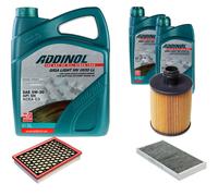 DENCKERMANN Controllo Set ADDINOL GIGA LIGHT 5W-30 7L Per Fiat Croma 1.9 D